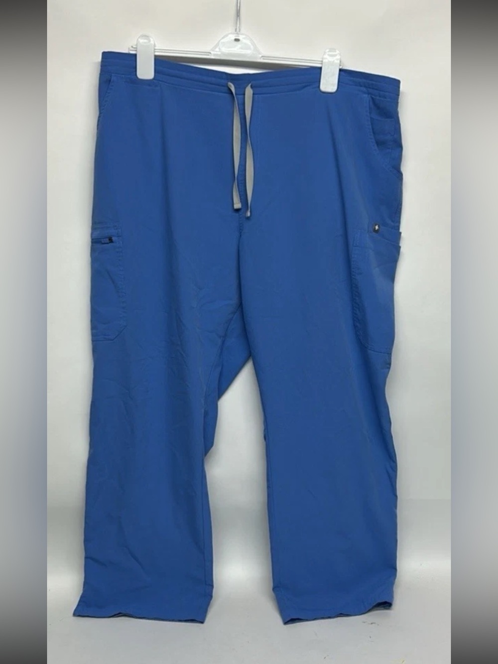 Figs Yola High Waist Skinny Scrub Pants Size 2XL Ceil Blue Technical Collection
